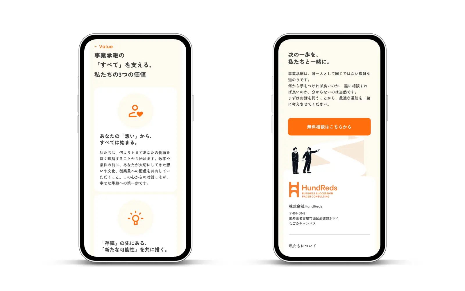 株式会社HundReds/コーポレートサイト